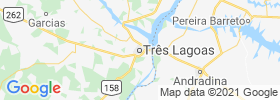 Tres Lagoas map